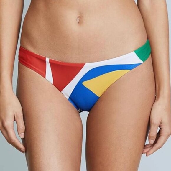 Mara Hoffman Sia Top Sz XL & Zoa Bottom Sz L Cream Multi - Picture 4 of 12